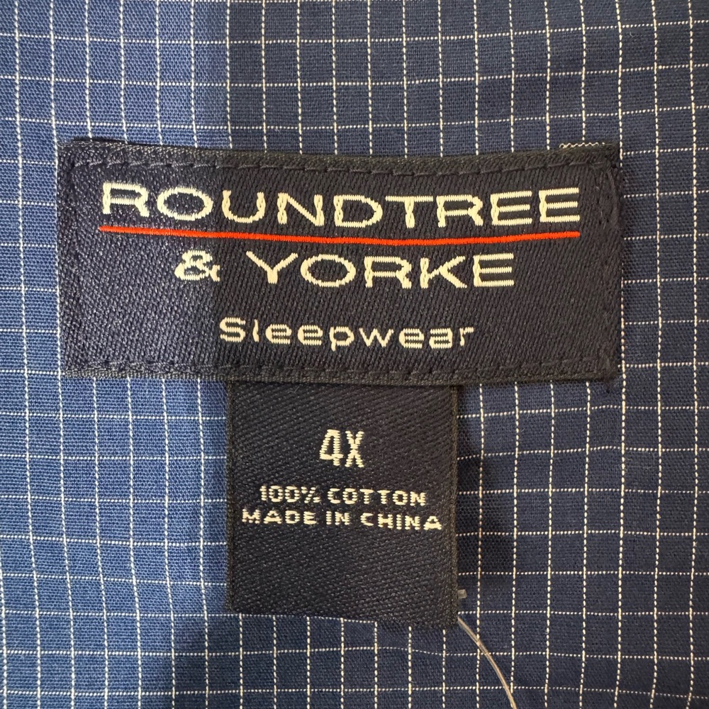 Roundtree & Yorke Lightweight Blue pajama set - Picture 2 of 10